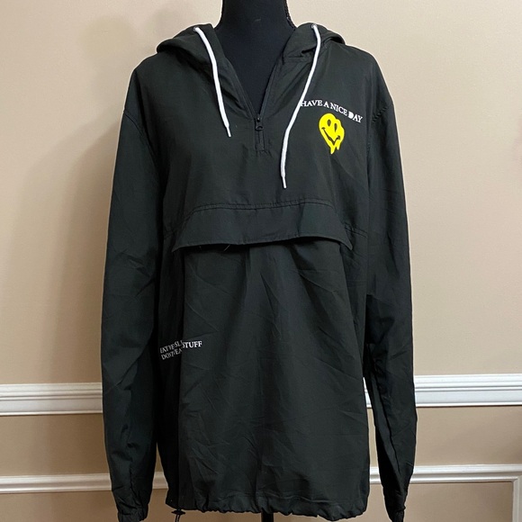 Brooklyn Cloth Jackets & Blazers - Brooklyn Cloth Black Hooded Jacket